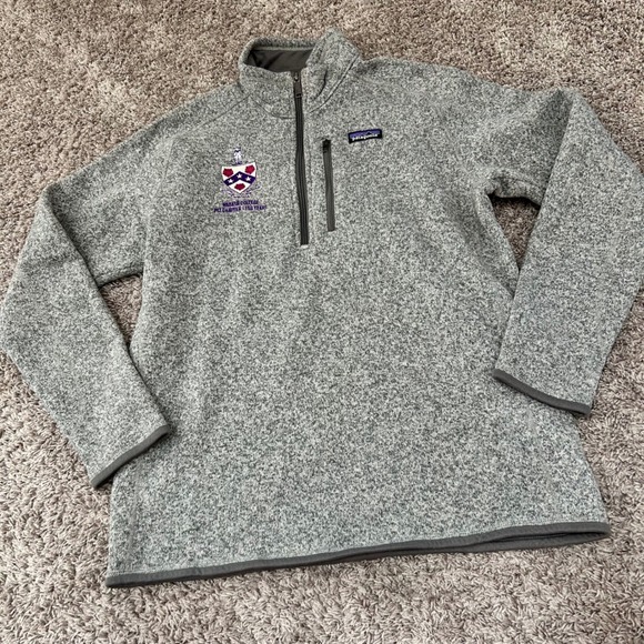 Patagonia Other - Patagonia Better Sweater 1/4 Zip Fleece Wabash College Grey Mens Large L